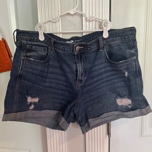 Women’s Denim Shorts Size 14 | Plus Size Jean Shorts